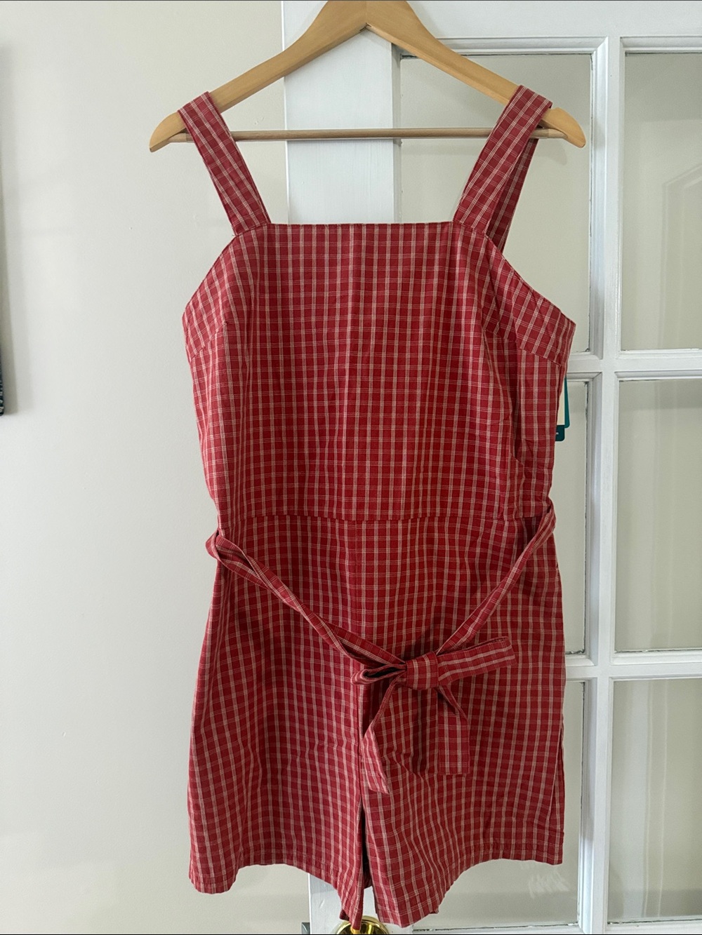 United By Blue retro chili red romper